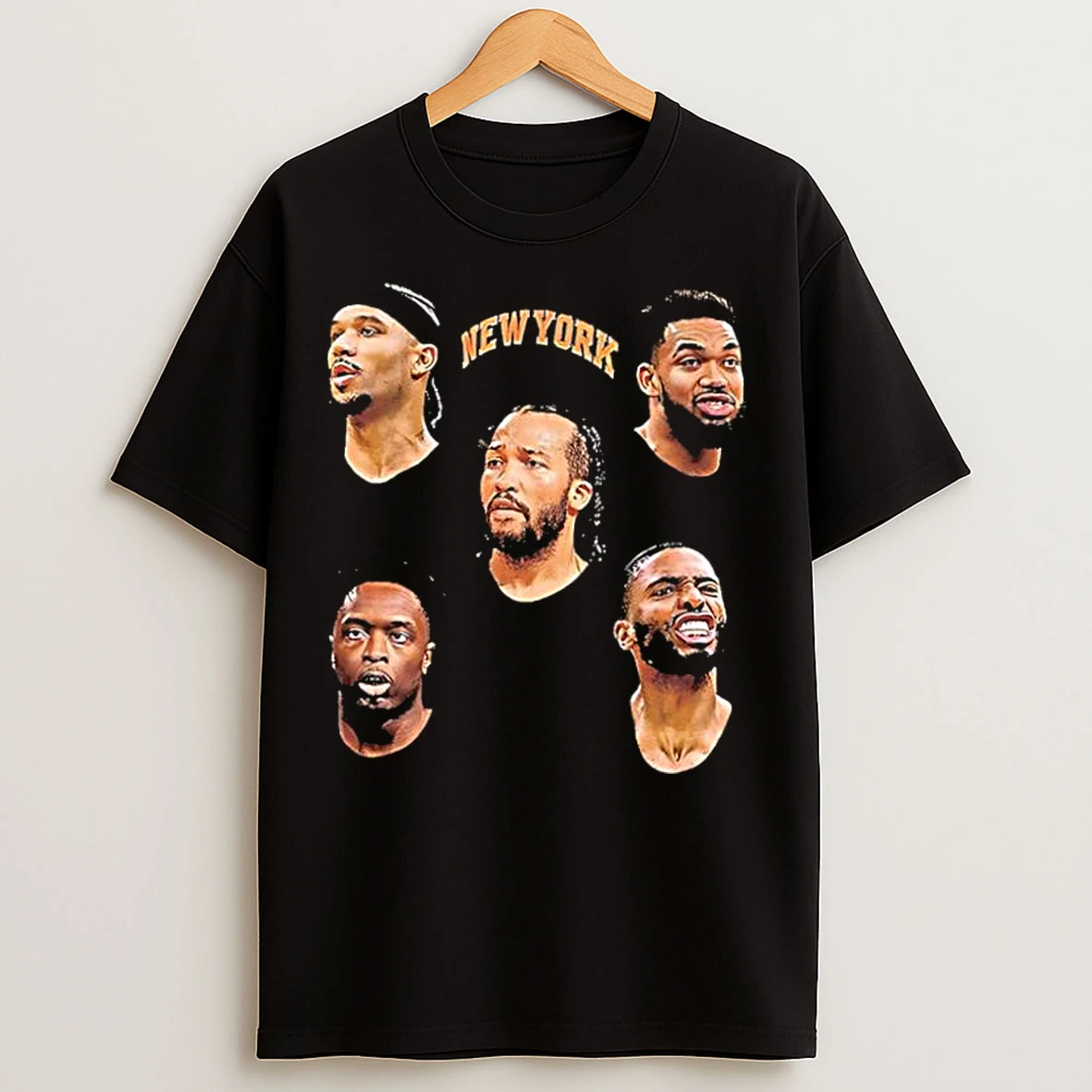 Classic New York Knicks 2025 Portraits Of The Players T Shirts