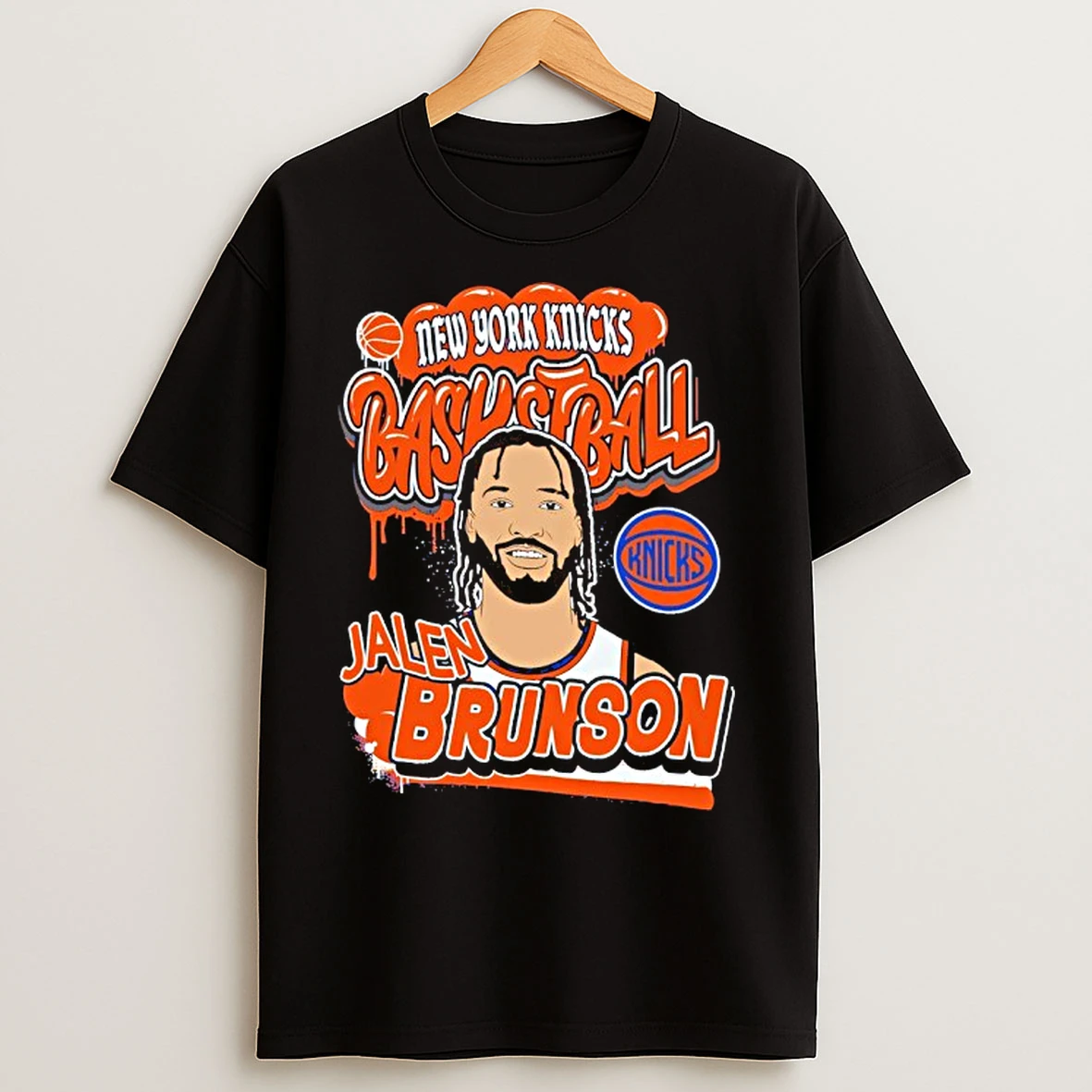 Classic New York Knicks Jalen Brunson Graphic T Shirts