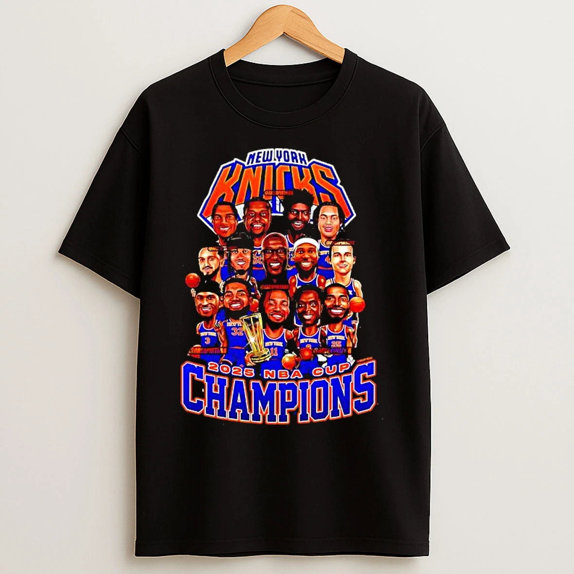 Classic New York Knicks Winning The 2025 Nba Cup T Shirts