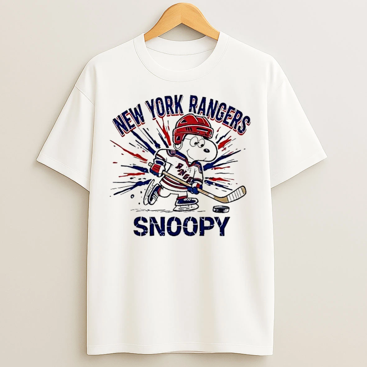 Classic New York Rangers Snoopy Peanuts 2026 T Shirts