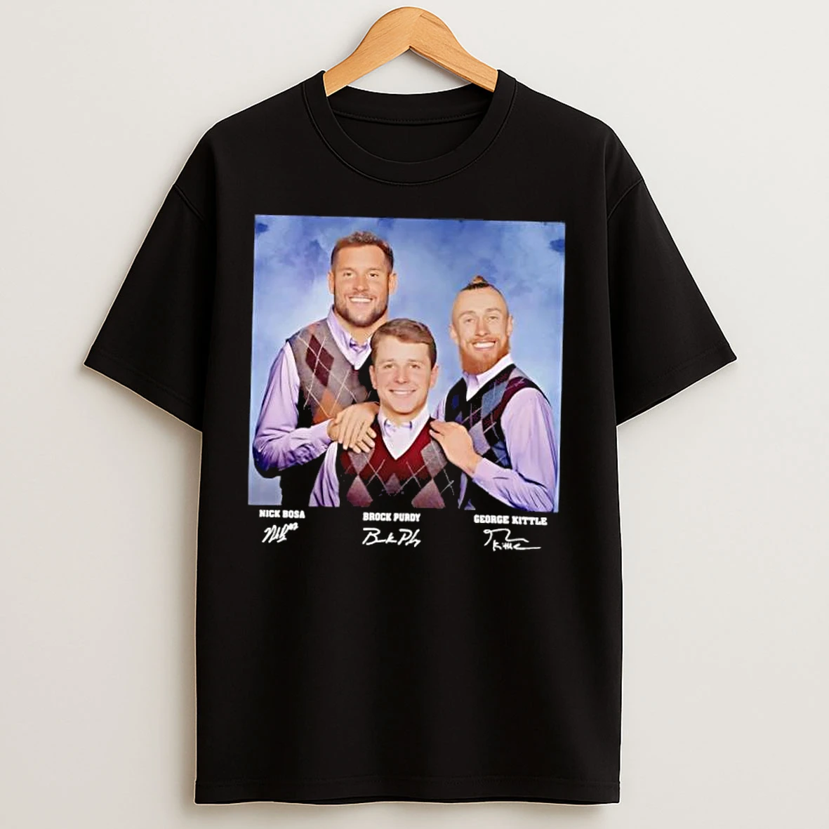 Classic Nick Bosa George Kittle Brock Purdy Football San Francisco Step Brothers T Shirts