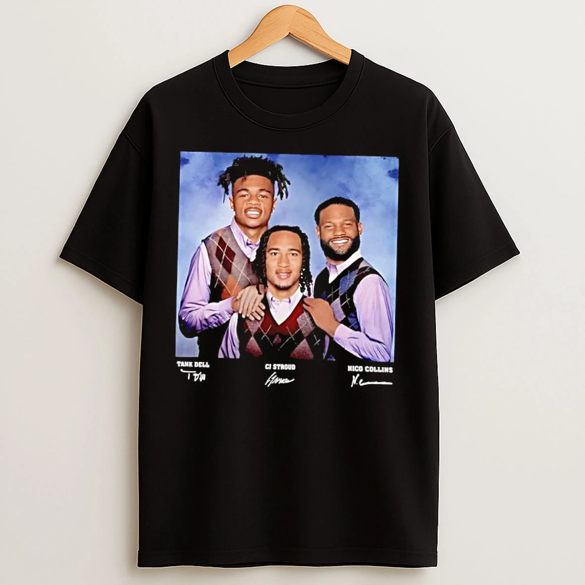 Classic Nico Collins Cj Stroud Tank Dell Football Houston Step Brothers T Shirts