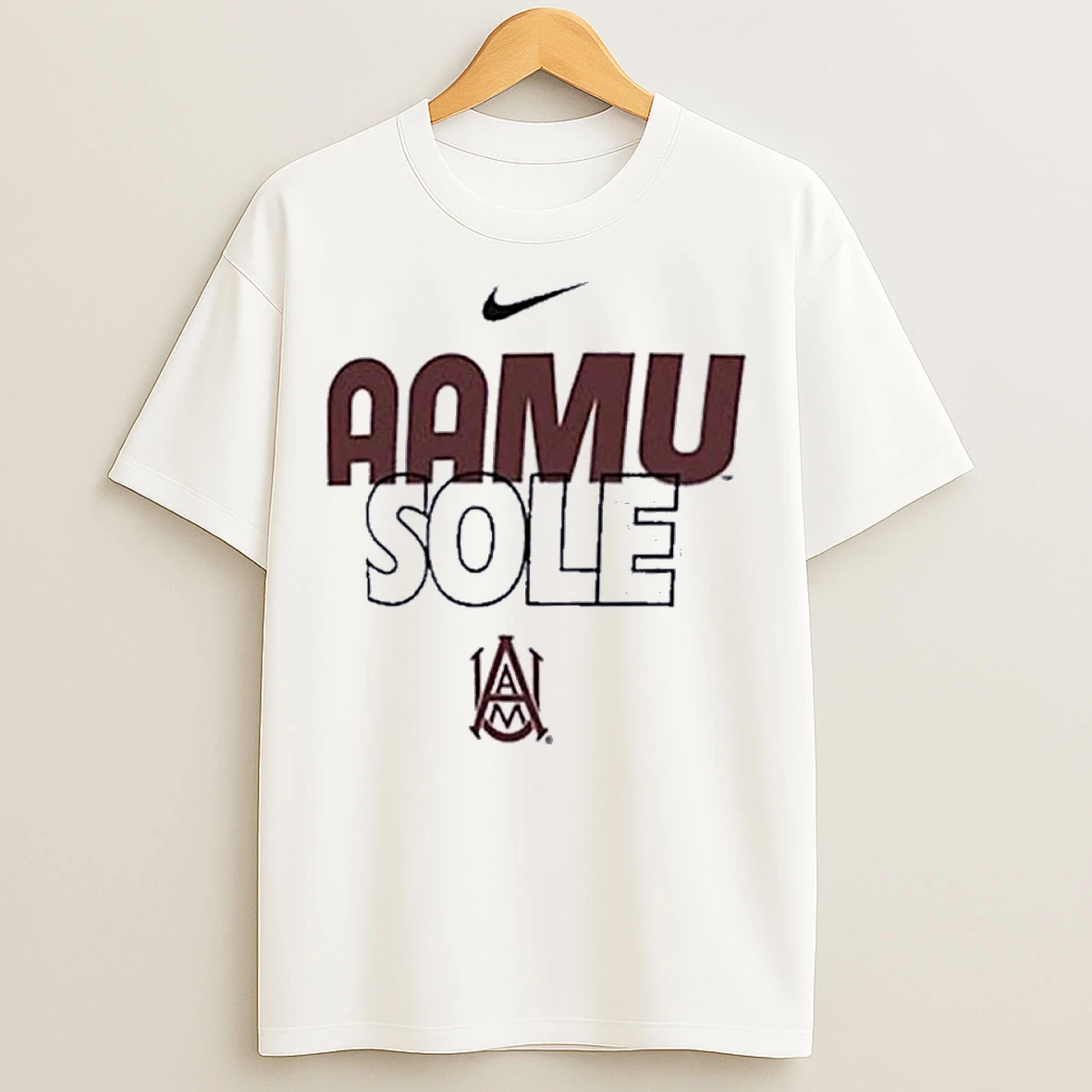 Classic Nike Aamu Sole X Alabama Am Bulldogs T Shirts