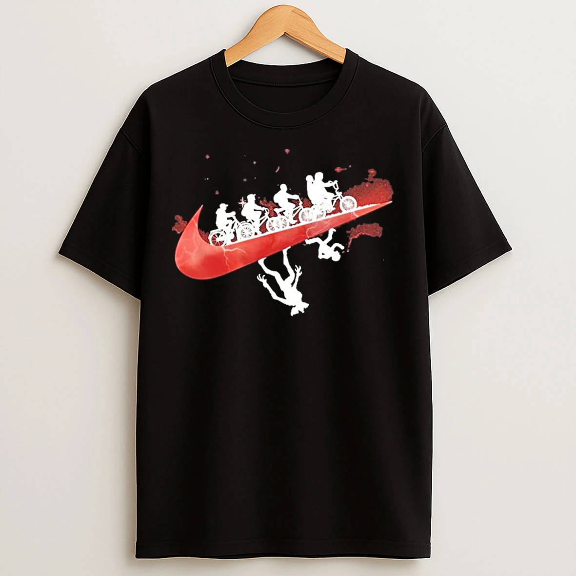 Classic Nike X Stranger Things Season 5 Friends T Shirts
