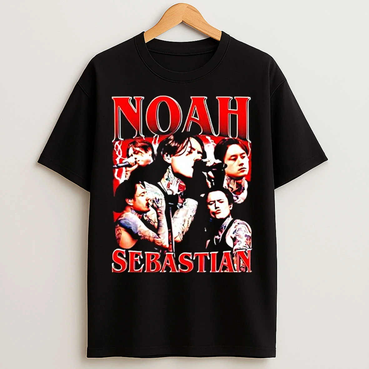 Classic Noah Sebastian Bad Omens Band The Death Of Peace Of Mind T Shirts