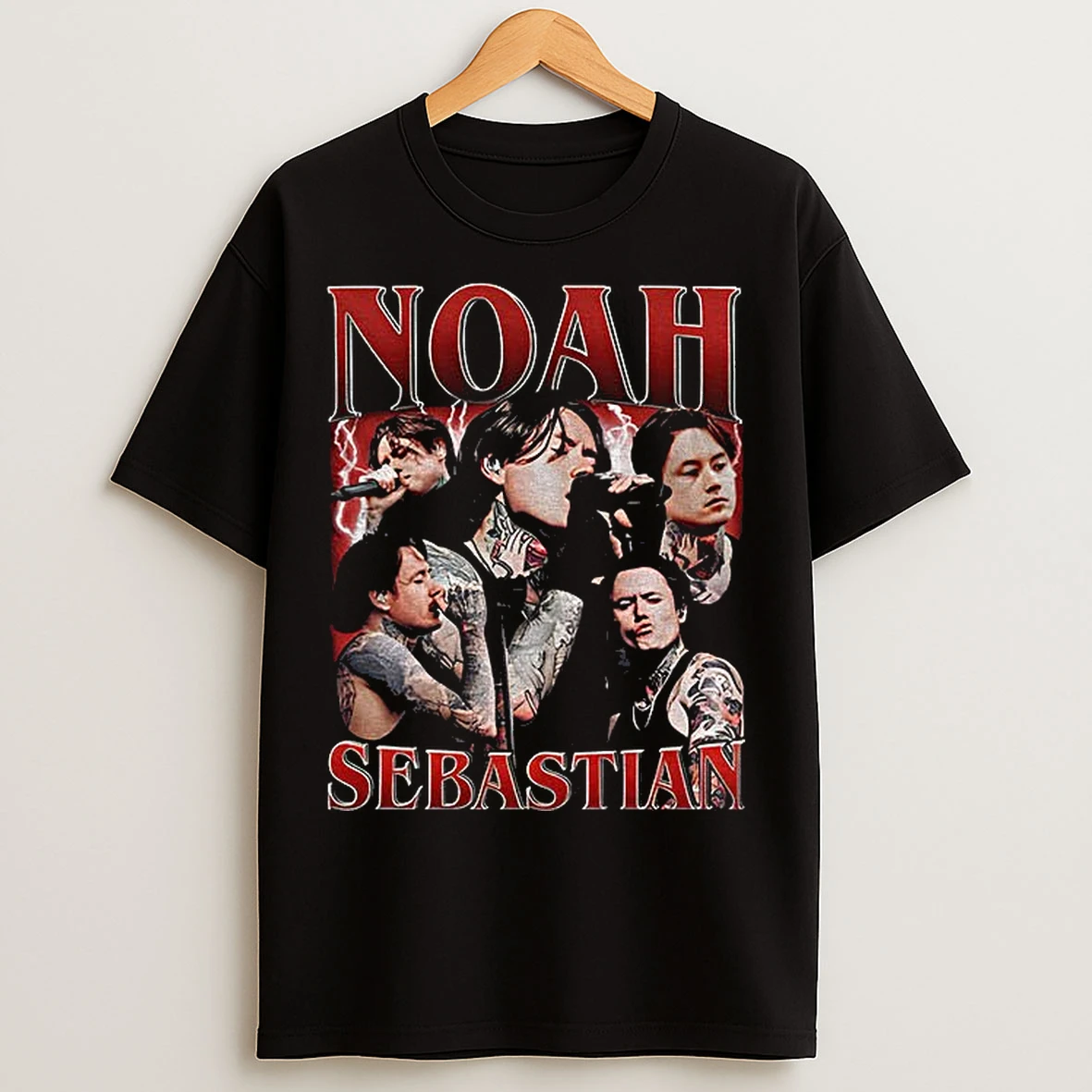 Classic Noah Sebastian Graphic Vintage T Shirts