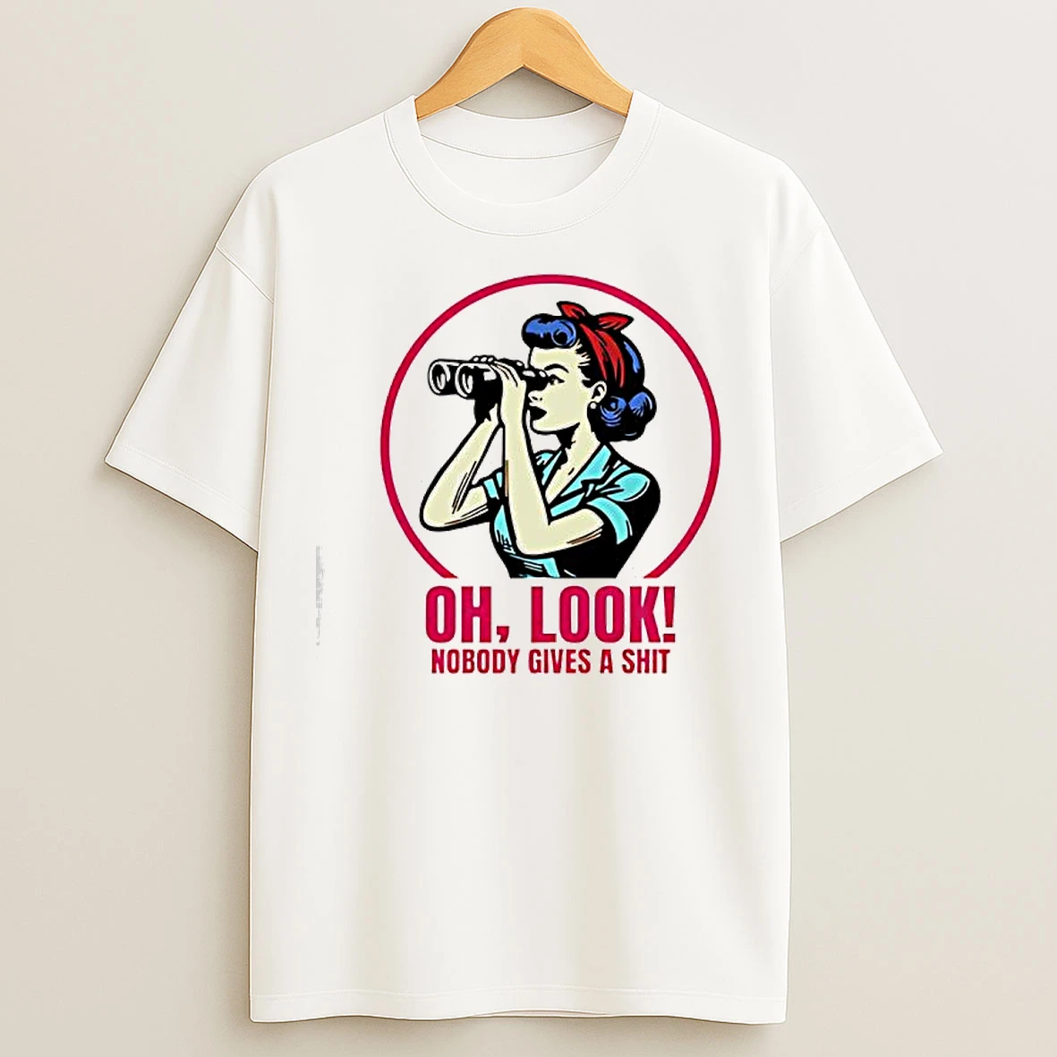 Classic Nobody Gives A Shit The Woman Graphic T Shirts