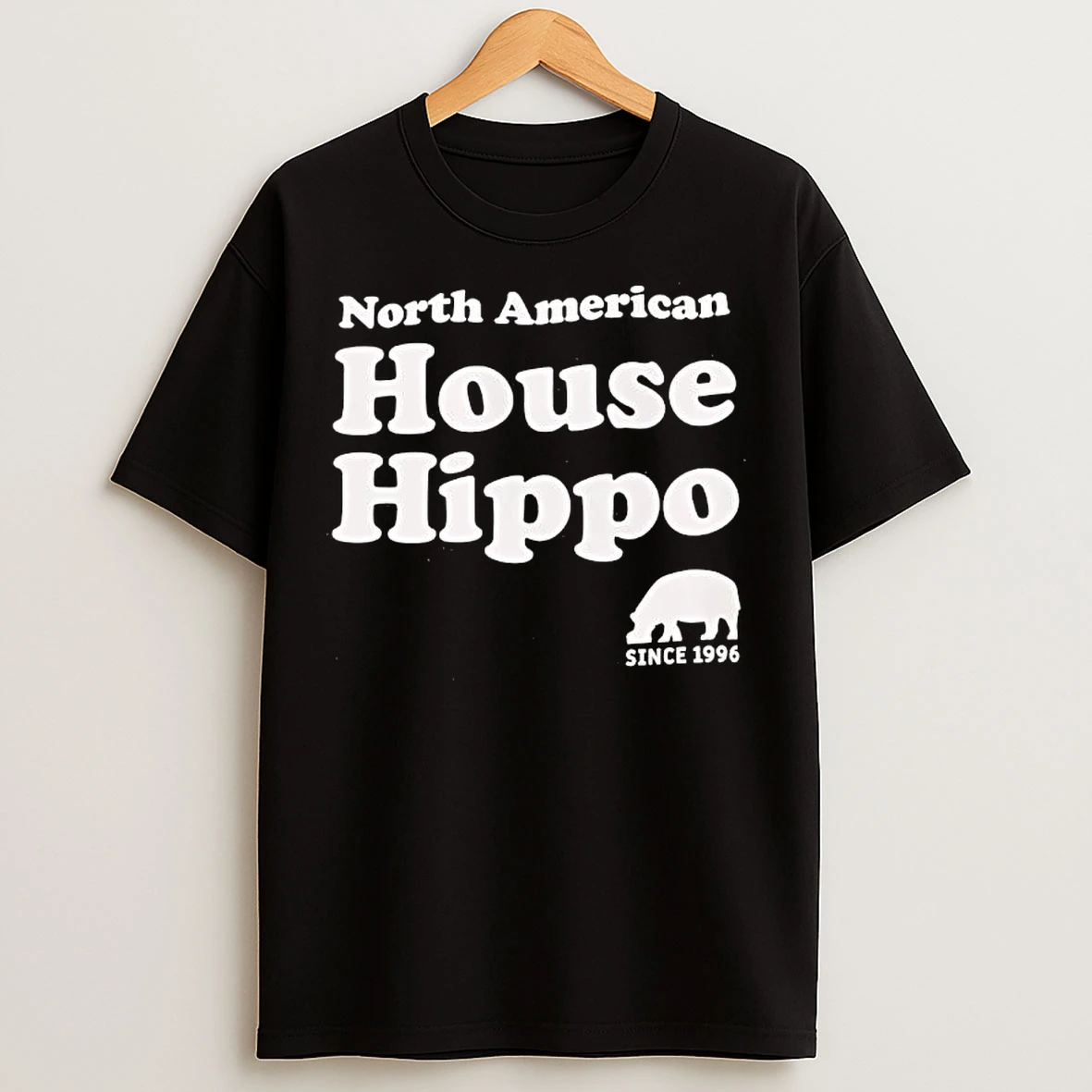 Classic North American House Hippo Since 1996 T Shirts