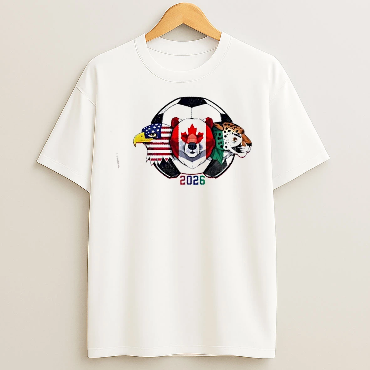Classic North American Soccer 2026 Fan Graphic T Shirts