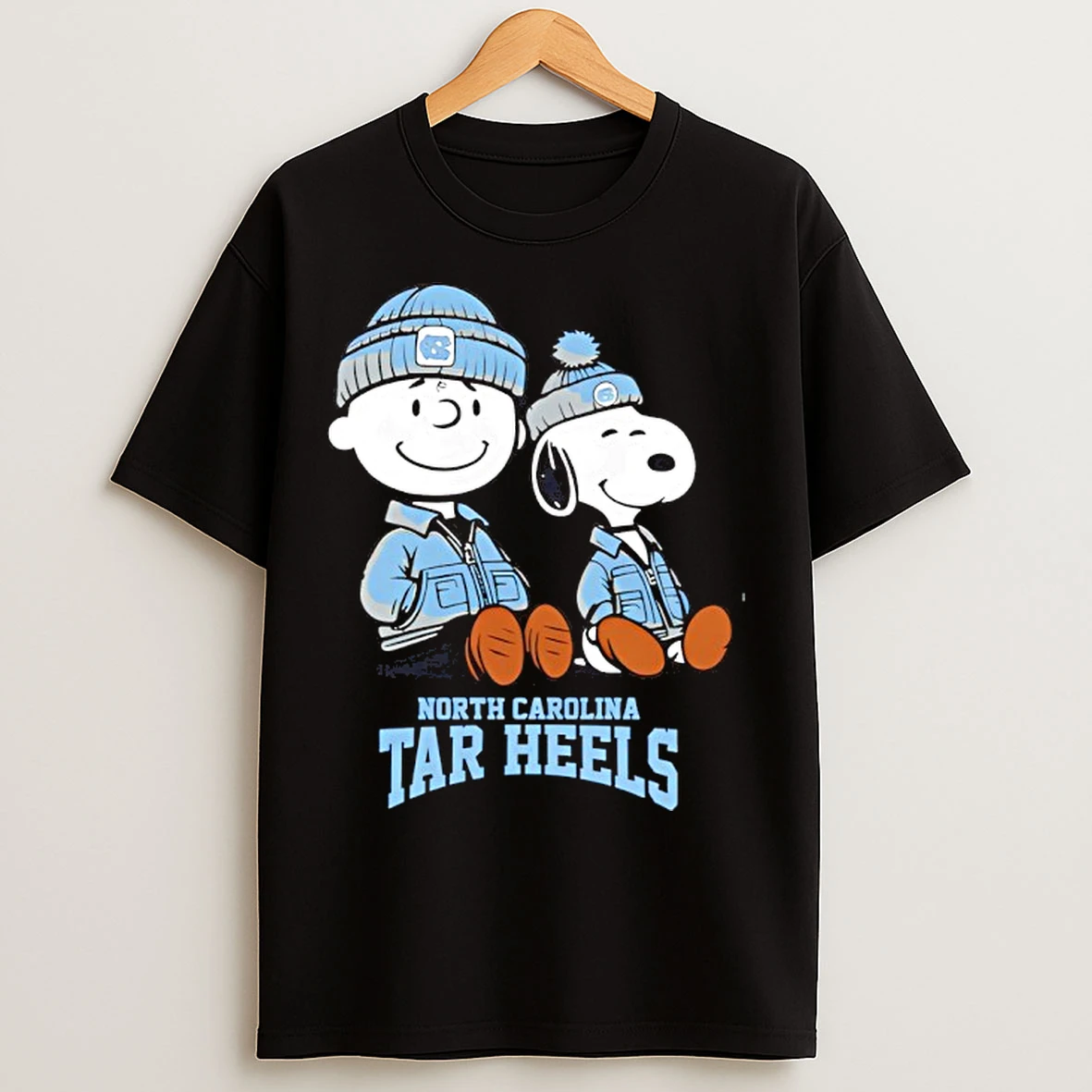 Classic North Carolina Tar Heels X Snoopy And Charlie Brown T Shirts