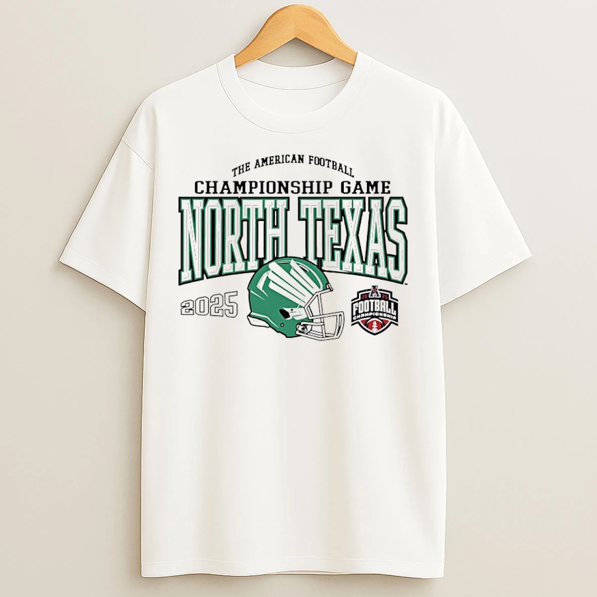 Classic North Texas Mean Green 2025 Aac Football Championship Game T Shirts