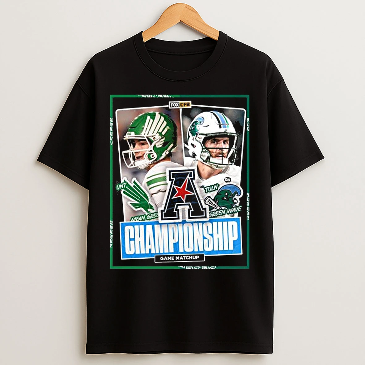 Classic North Texas Vs Tulane 2025 Aac Football Championship Game T Shirts