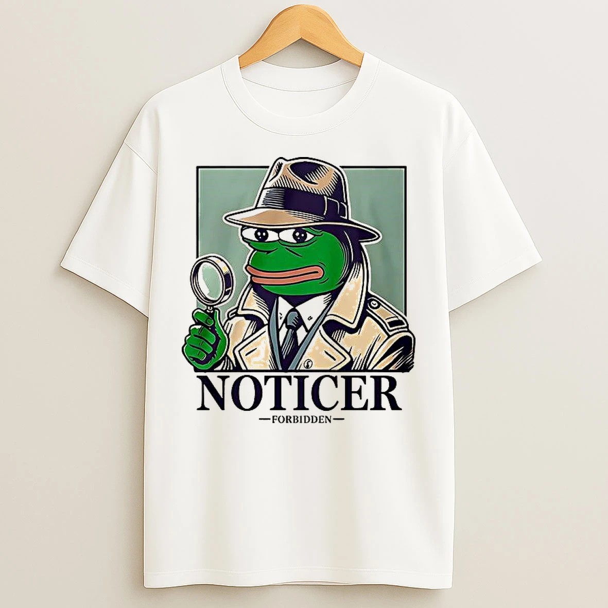 Classic Noticer Pepe Forbidden T Shirts