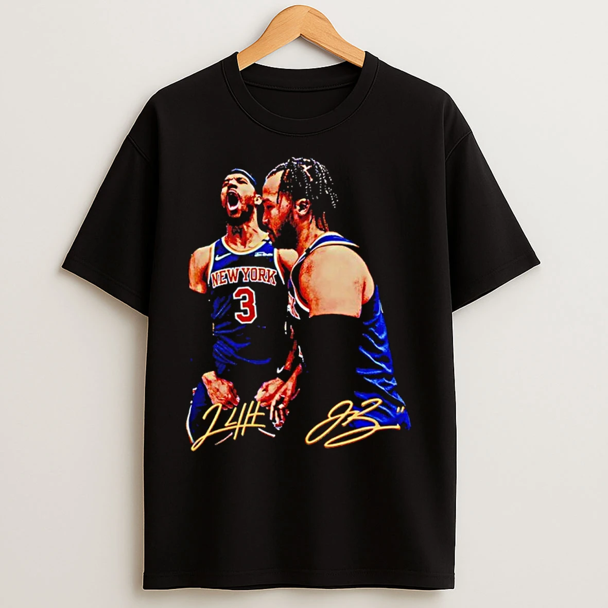 Classic Og Anunoby New York Knicks Basketball Signature Graphic T Shirts