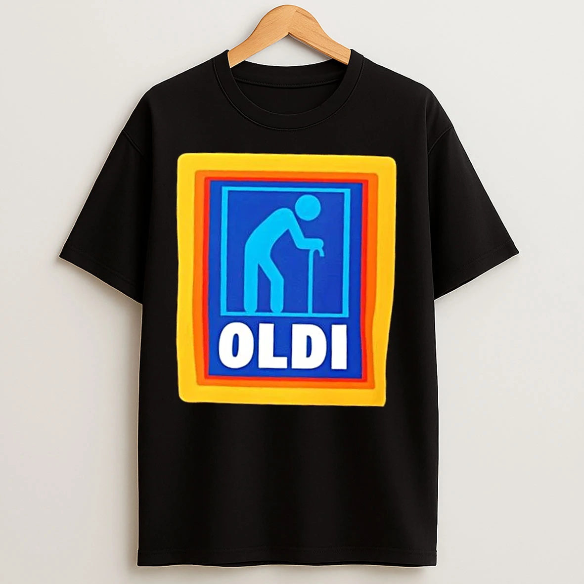 Classic Oldi Funny Senior Aldi Logo Parody T Shirts