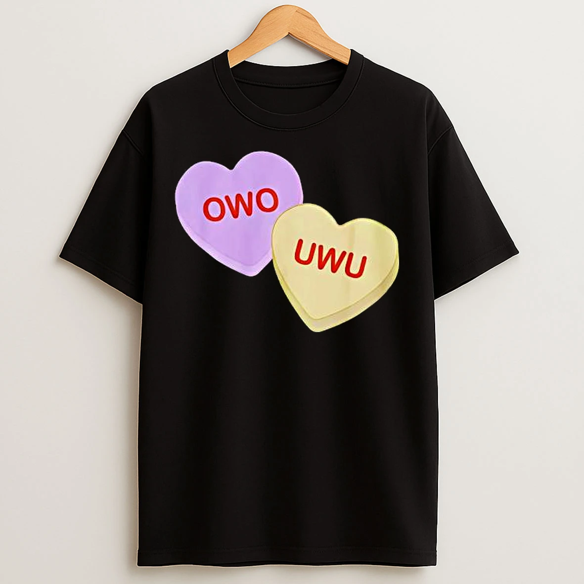 Classic Owo And Uwu Hearts T Shirts