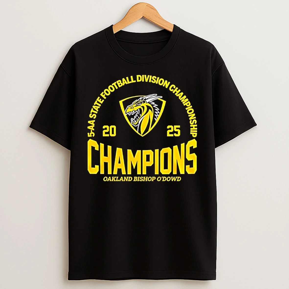 Classic Oakland Bishop 2025 Division 5 Aa State Champions T Shirts