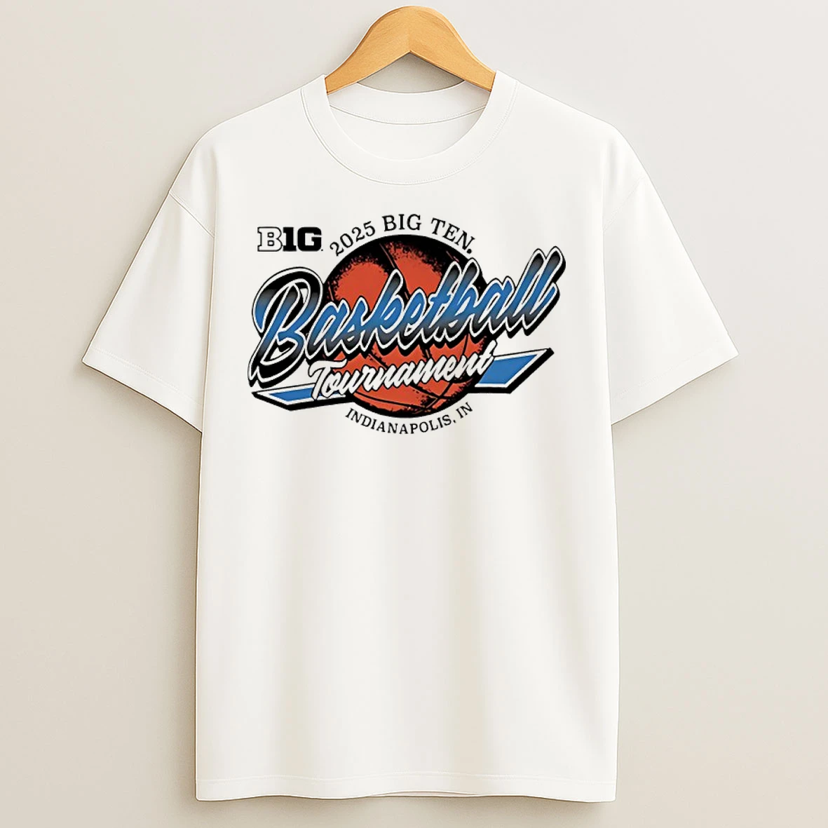 Classic Offical Big Ten Basketball Tournament Indianapolis 2025 T Shirts