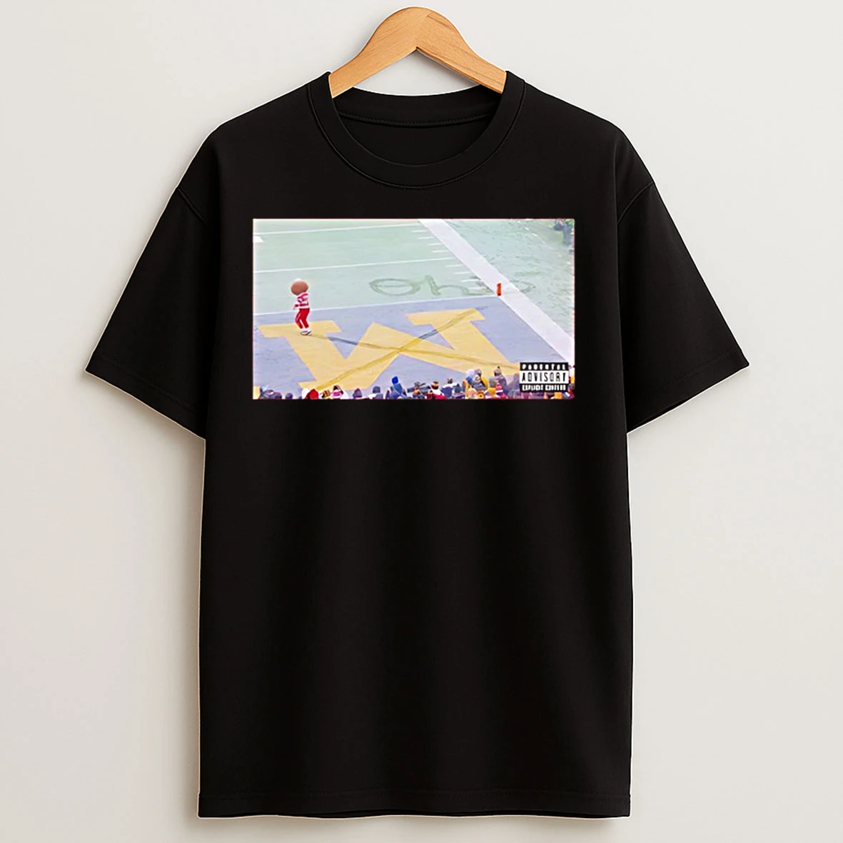 Classic Ohio Snow Mascot Stadium Graphic T Shirts
