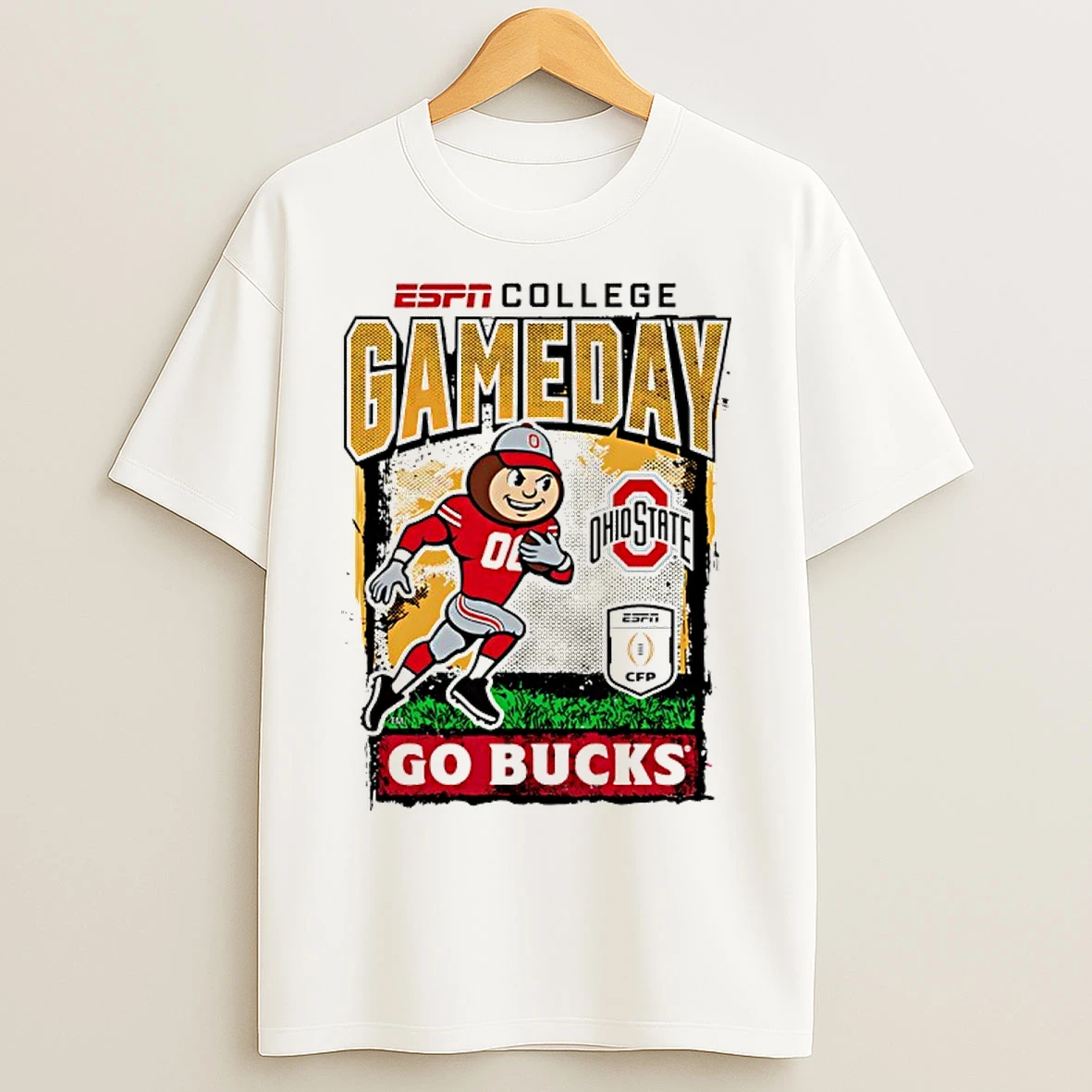 Classic Ohio State Buckeyes 2025 26 College Football Playoff Gameday Go Bucks Mascot T Shirts