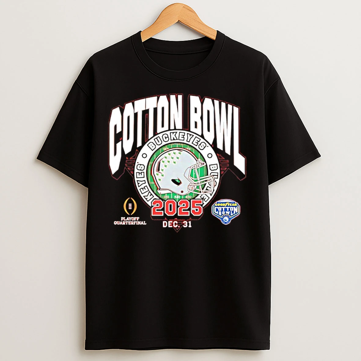 Classic Ohio State Buckeyes 2025 Cotton Bowl Helmet T Shirts