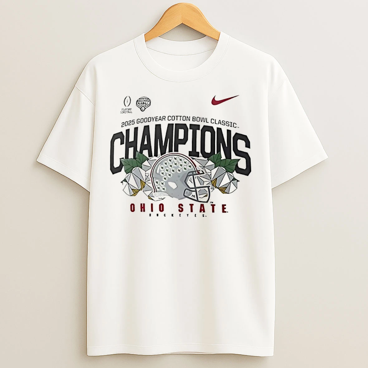 Classic Ohio State Buckeyes 2025 Goodyear Cotton Bowl Classic Champions T Shirts