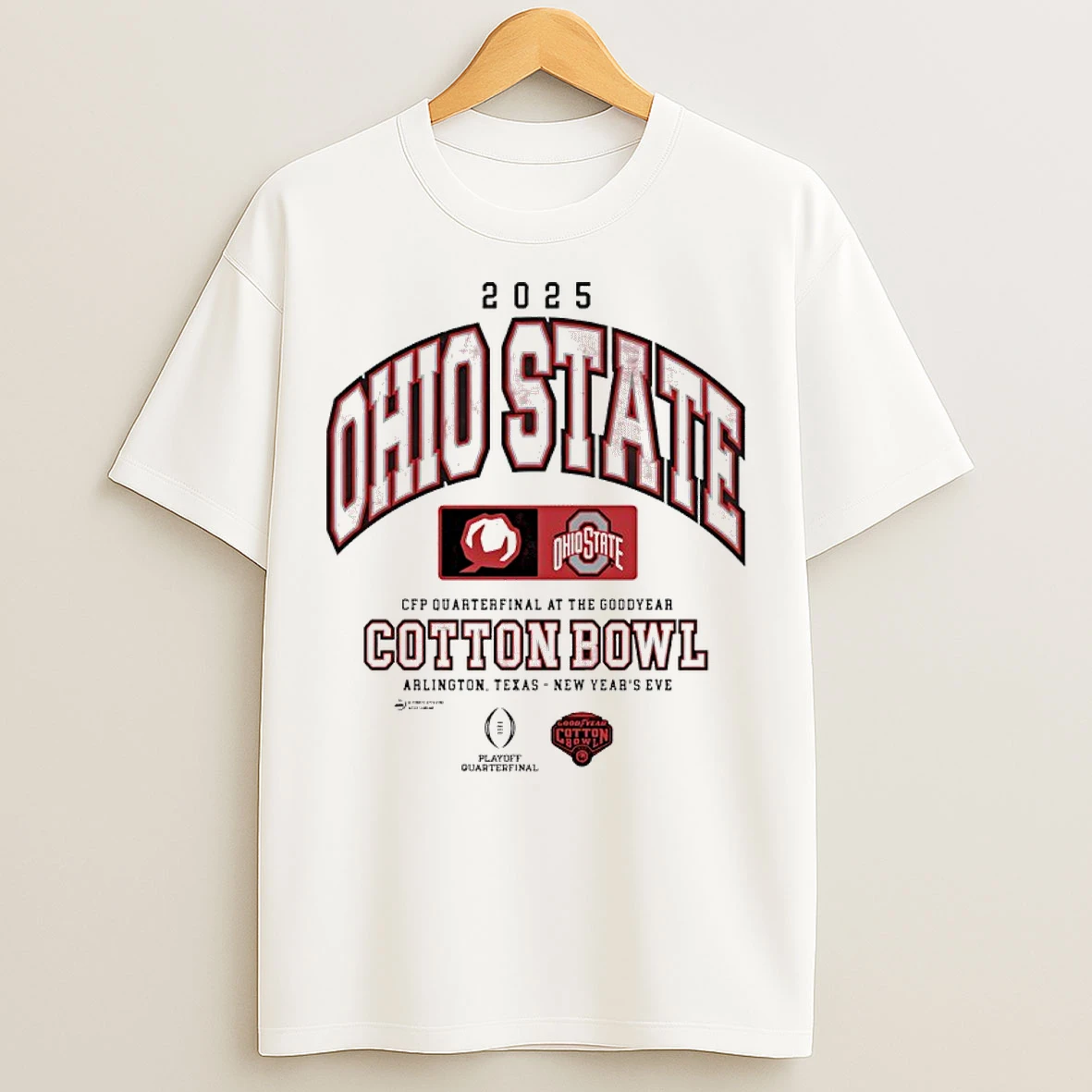 Classic Ohio State Buckeyes 2025 Goodyear Cotton Bowl Classic T Shirts