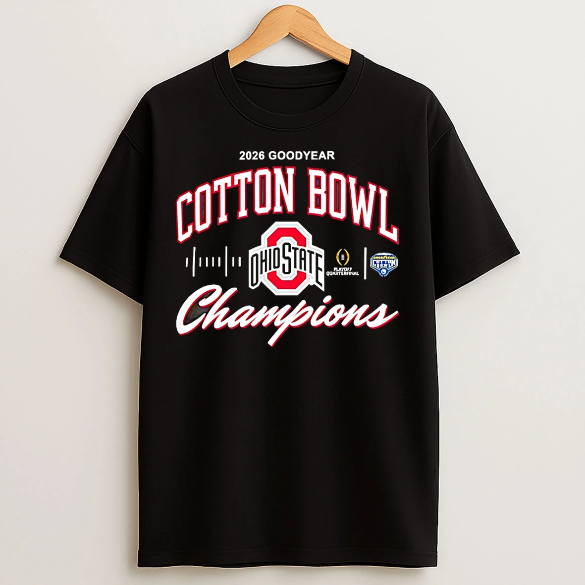 Classic Ohio State Buckeyes 2026 Cotton Bowl Champions Classic T Shirts