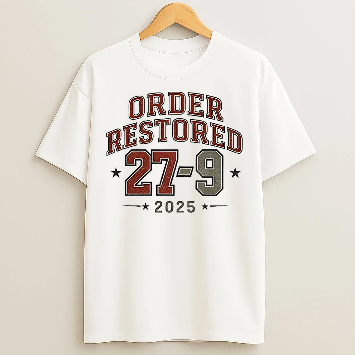 Classic Ohio State Buckeyes Beat Michigan Rivalry Order Restored 27 9 T Shirts