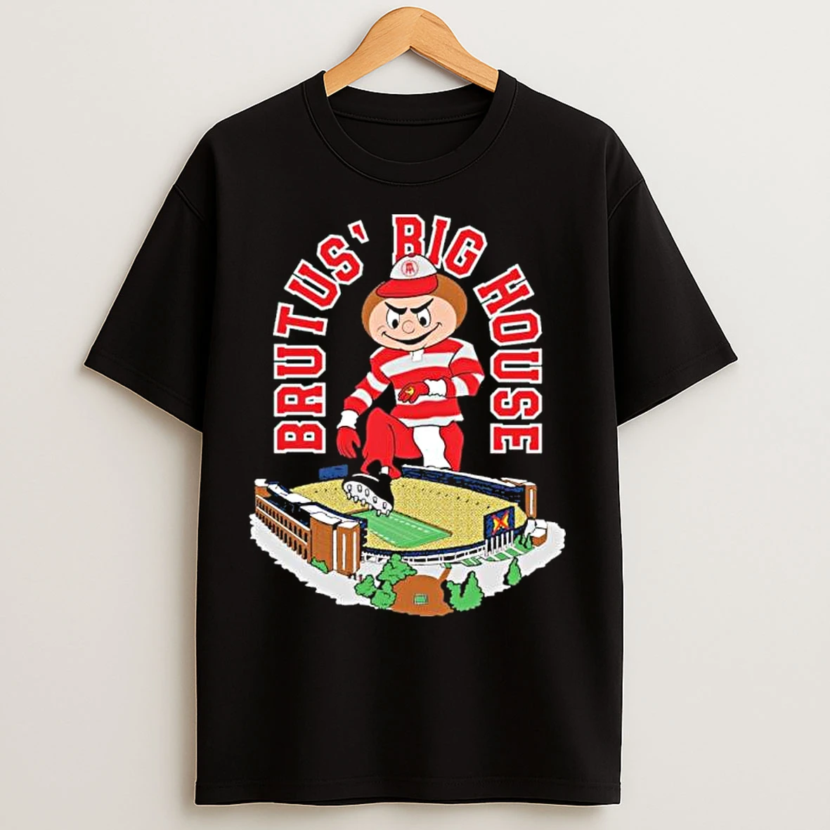 Classic Ohio State Buckeyes Brutus Big House 2025 T Shirts