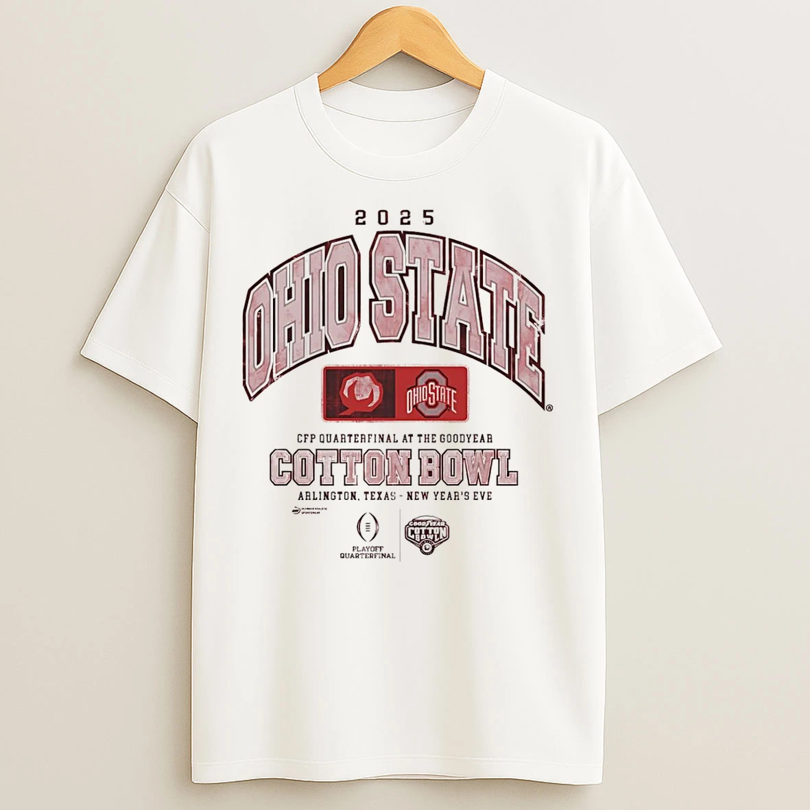 Classic Ohio State Buckeyes Cfp Quarterfinal At The Goodyear 2025 Cotton Bowl T Shirts