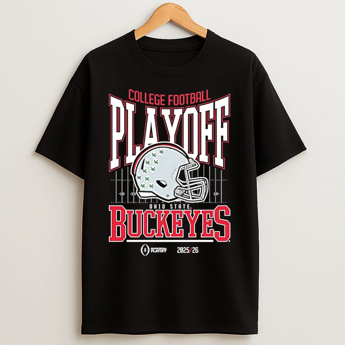 Classic Ohio State Buckeyes College Football Playoff 2025 26 Helmet T Shirts