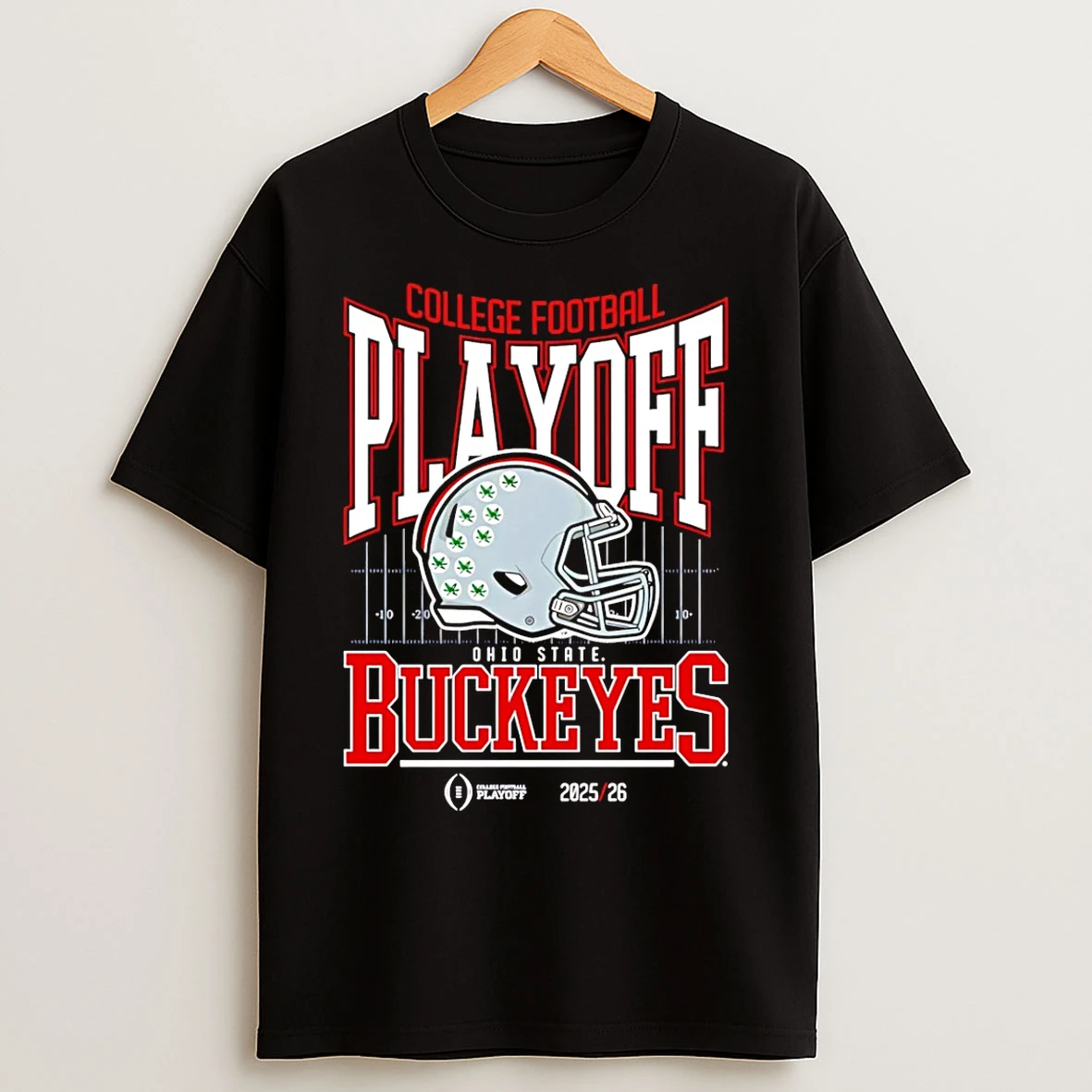 Classic Ohio State Buckeyes College Football Playoff Bound 2025 26 Helmet T Shirts