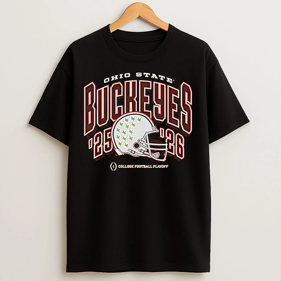 Classic Ohio State Buckeyes Football 2025 Cfp Bound Helmet T Shirts