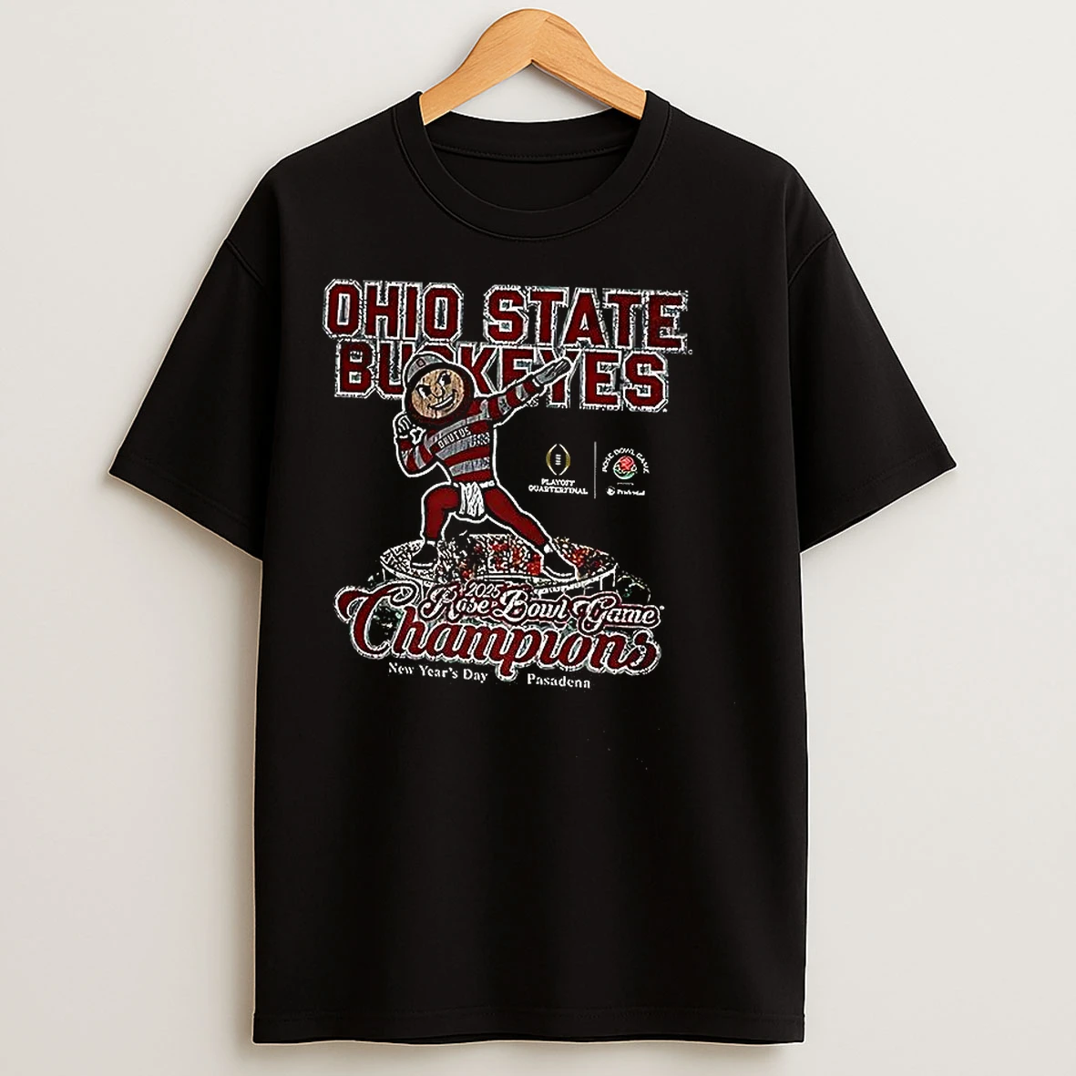 Classic Ohio State Buckeyes Football 2025 Rose Bowl Champions T Shirts