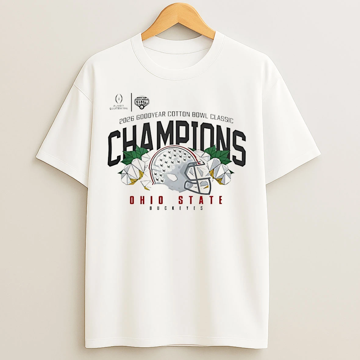 Classic Ohio State Buckeyes Football 2026 Cfp Cotton Bowl Champions T Shirts