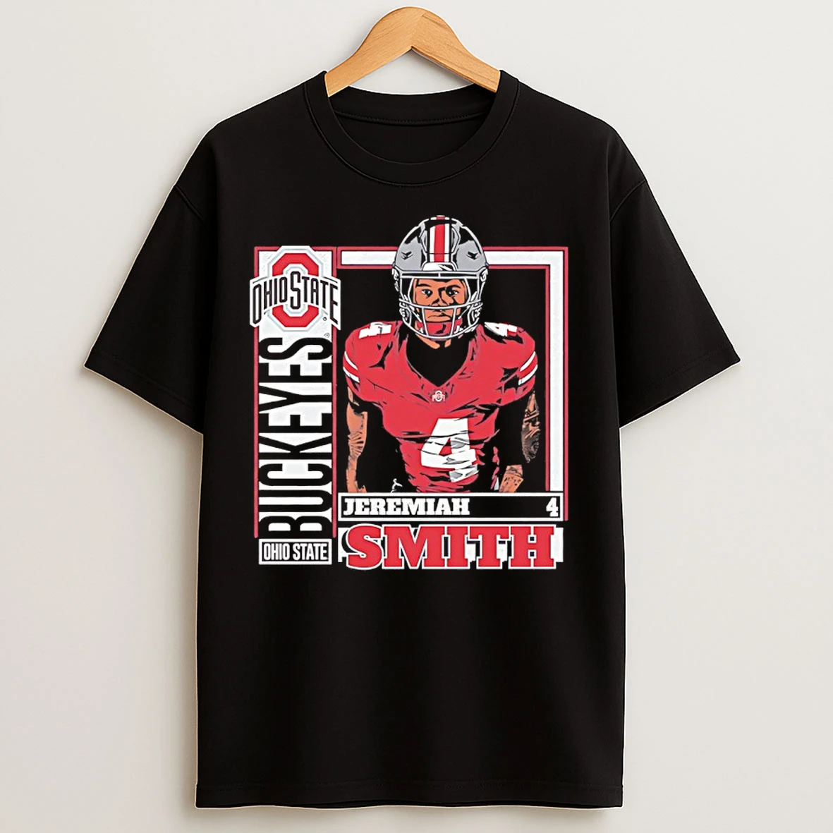 Classic Ohio State Buckeyes Football 4 Jeremiah Smith Graphic T Shirts