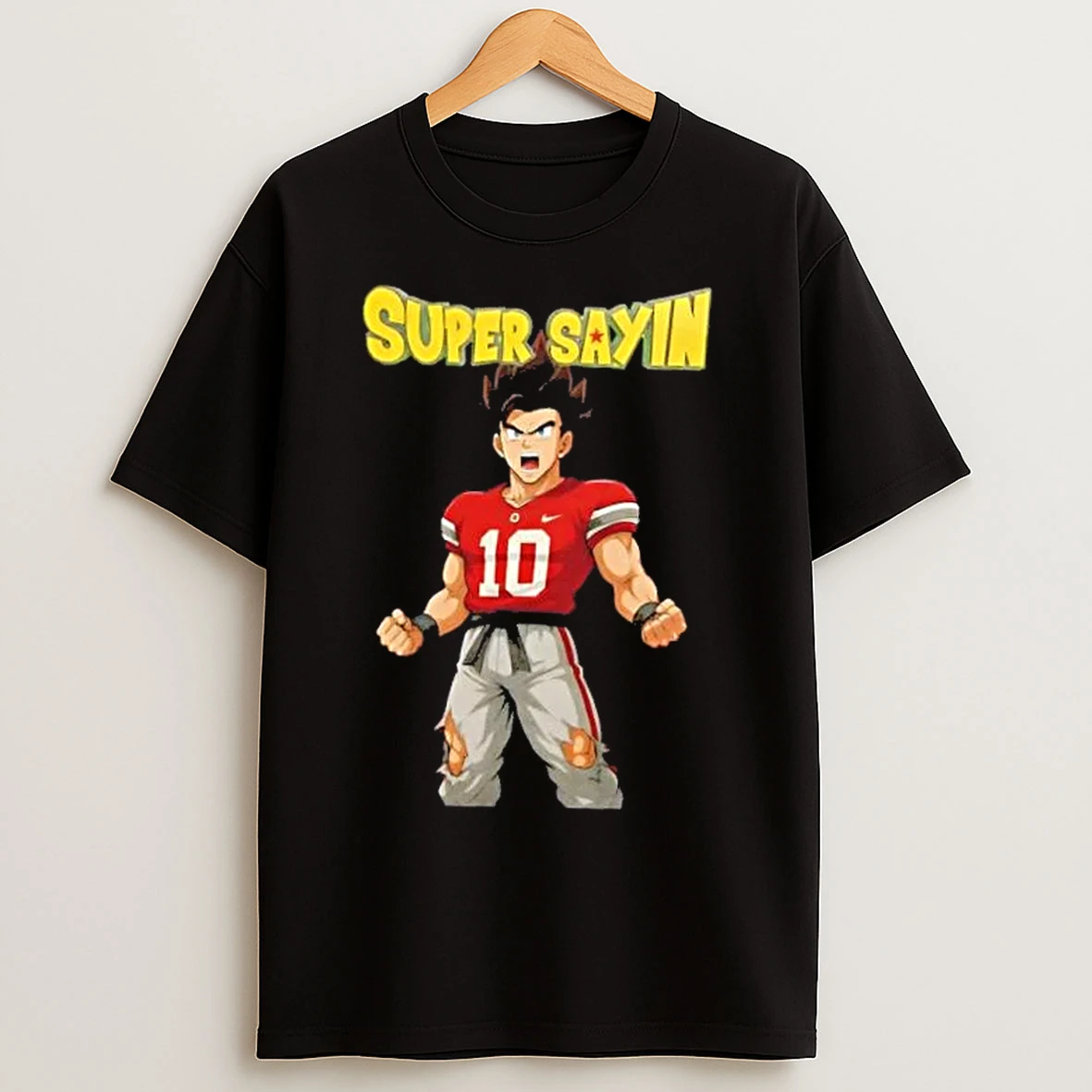 Classic Ohio State Buckeyes Julian Sayin Super Sayin Anime X Football T Shirts