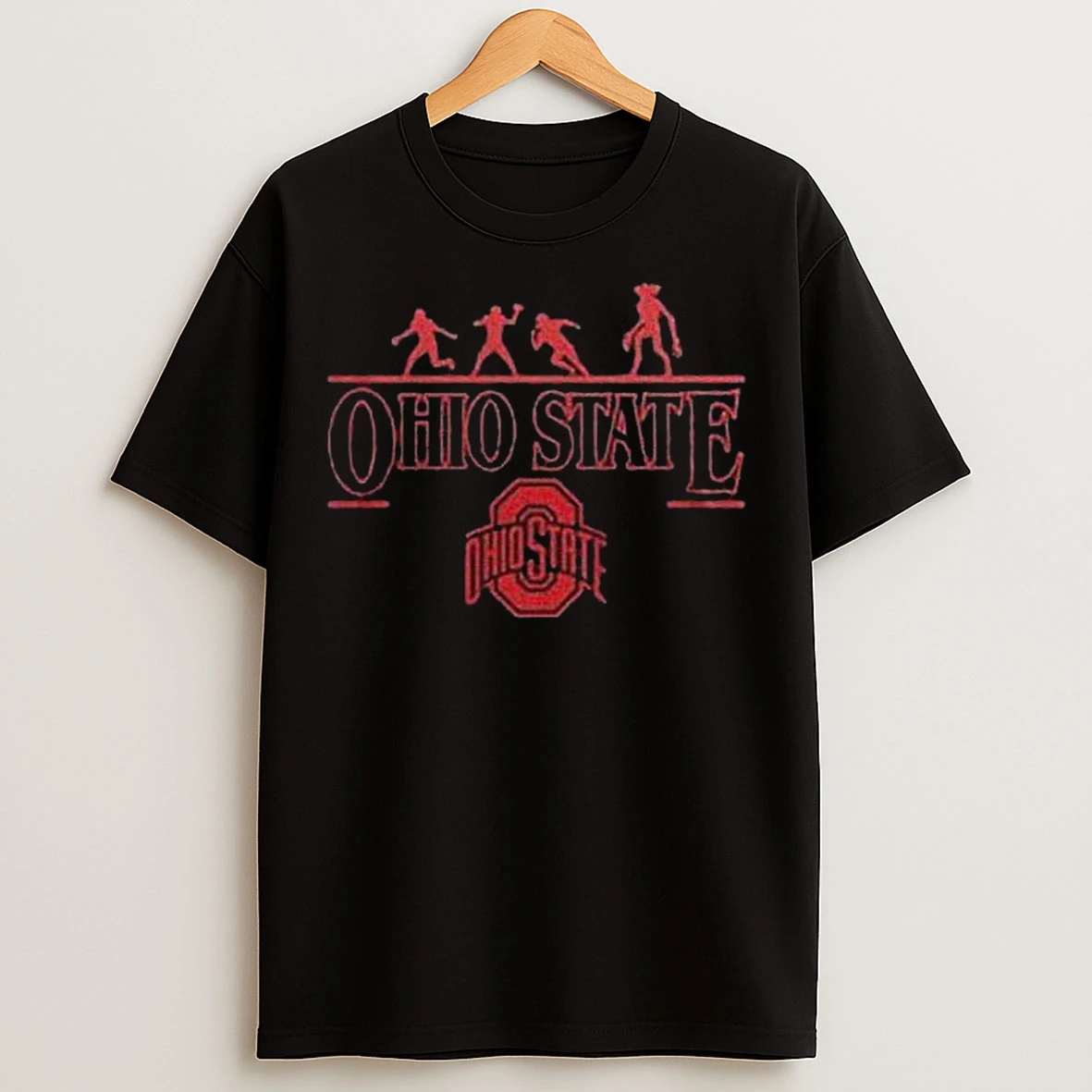 Classic Ohio State Buckeyes Stranger Things 2025 Upside Down T Shirts
