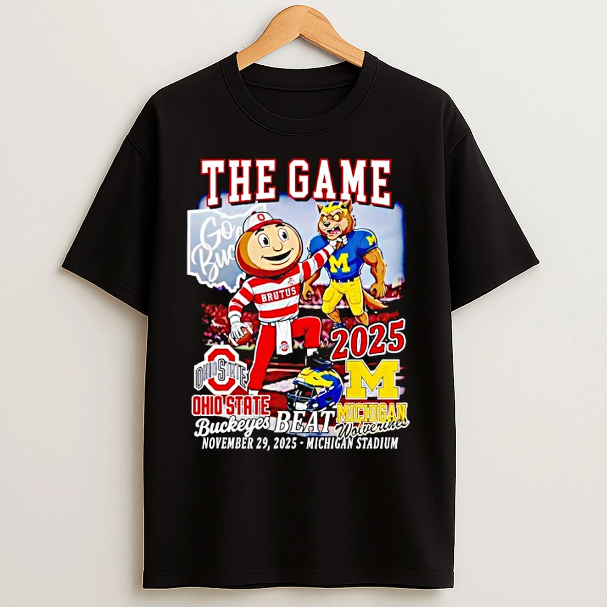 Classic Ohio State Buckeyes The Game Beat Michigan 2025 Michigan Stadium Vintage T T Shirts