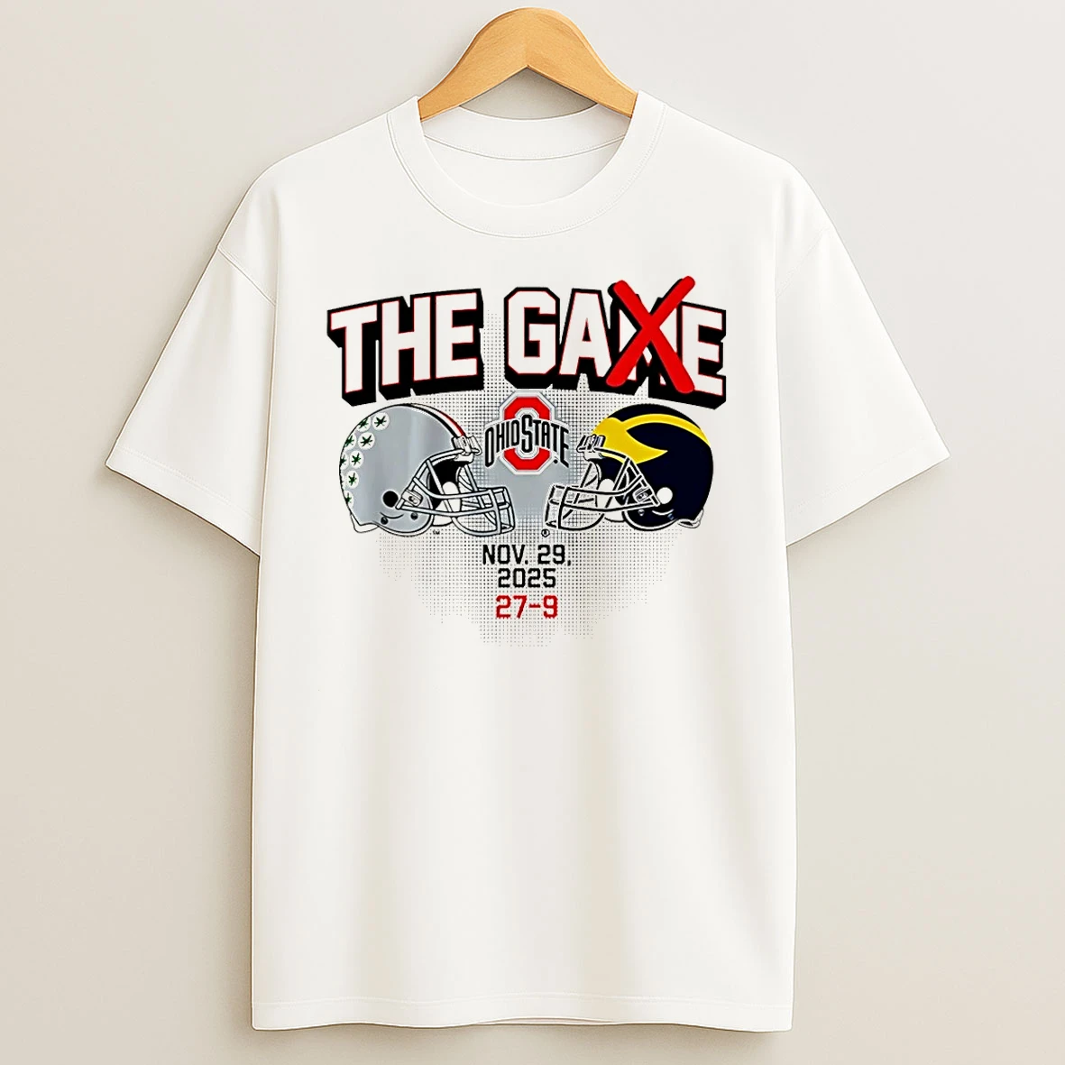 Classic Ohio State Buckeyes The Game Winner 2025 27 9 Score Christmas T Shirts