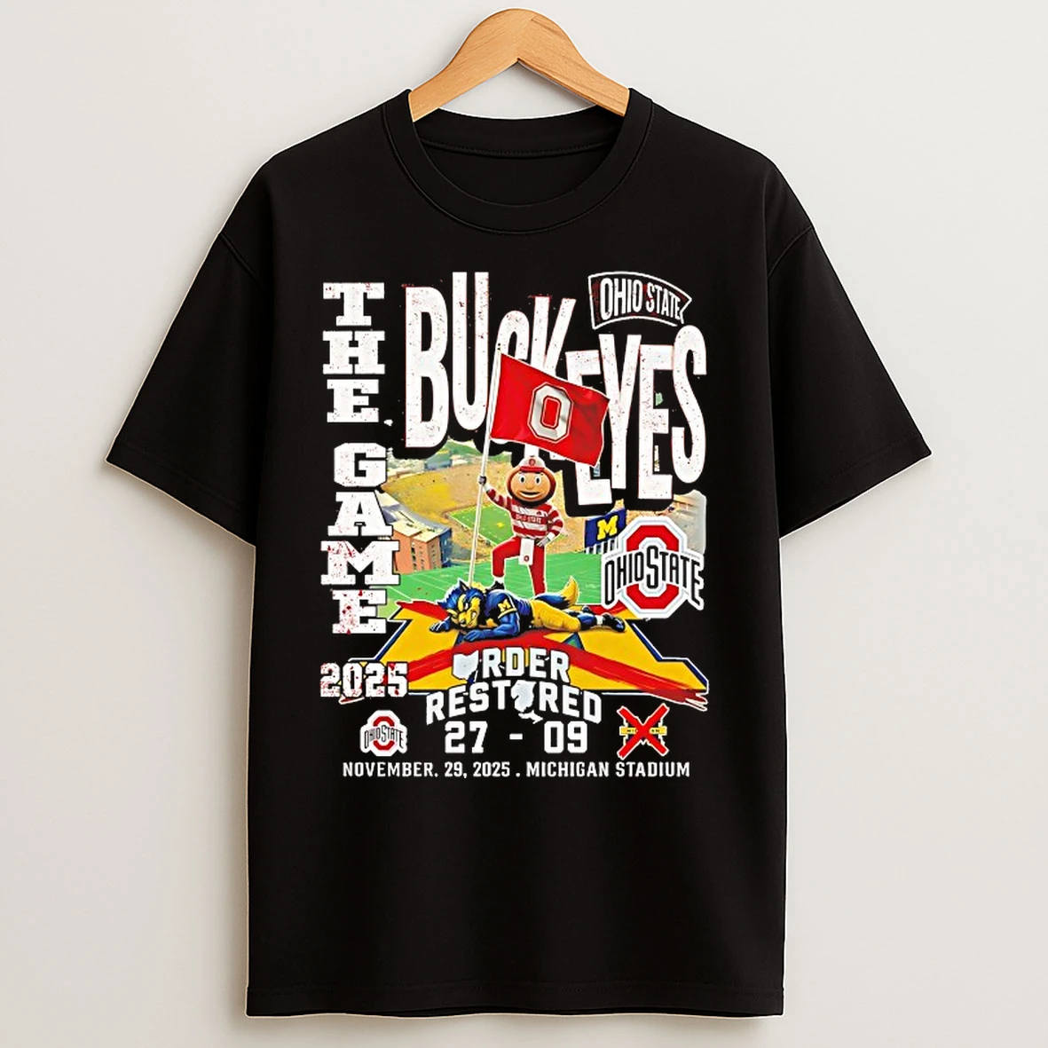 Classic Ohio State Buckeyes Vs Michigan Wolverines 2025 The Game T Shirts