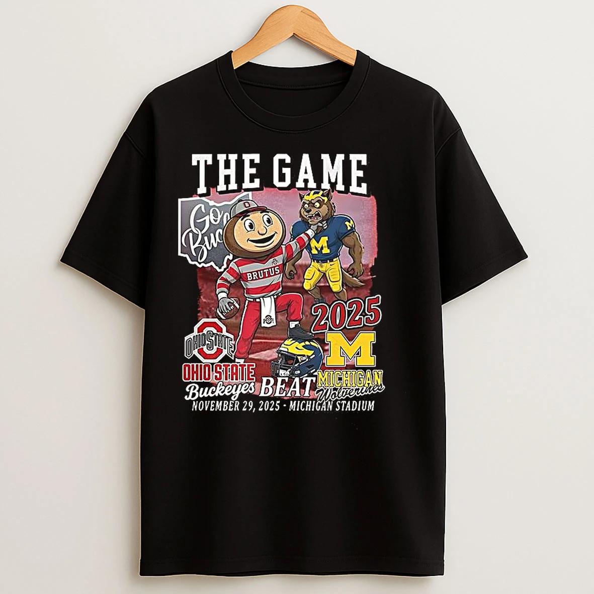 Classic Ohio State Buckeyes Beat Michigan Wolverines Ncaa 2025 Go Bucks Michigan Stadium T Shirts