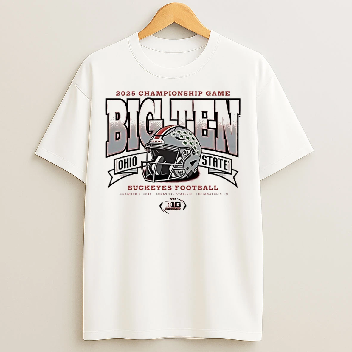 Classic Ohio State Buckeyes Football 2025 Big Ten Championship Game T Shirts