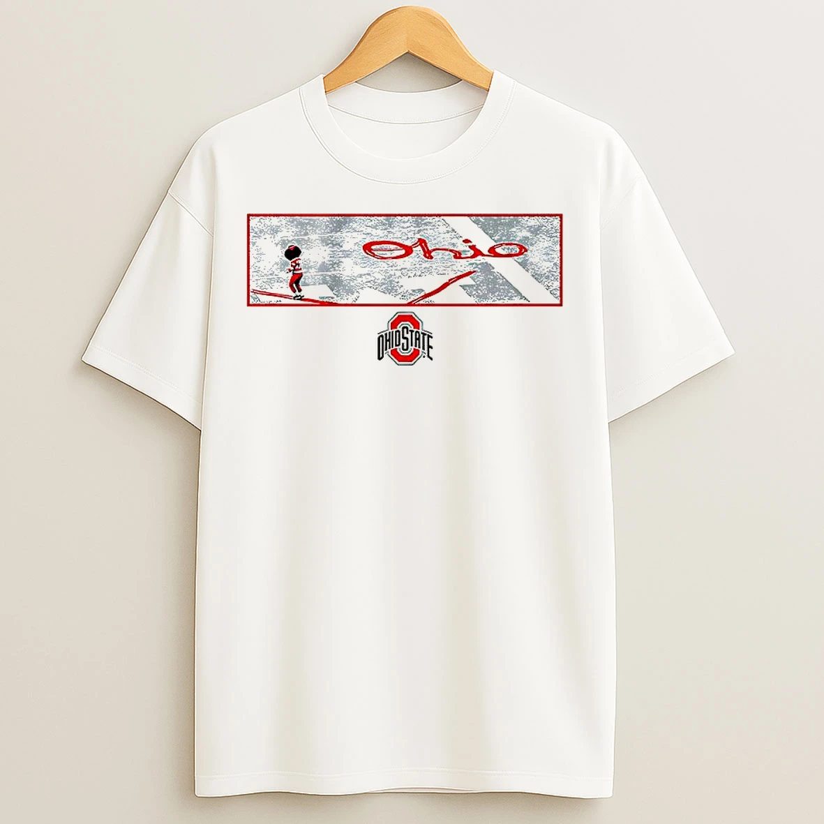 Classic Ohio State Buckeyes Football Snow Ohio Logo T Shirts