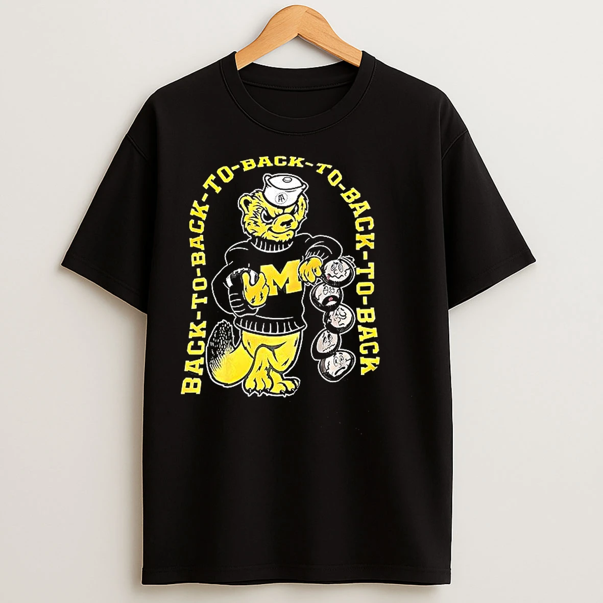 Classic Ohio State Buckeyes Vs Michigan Wolverines Back To Back T Shirts