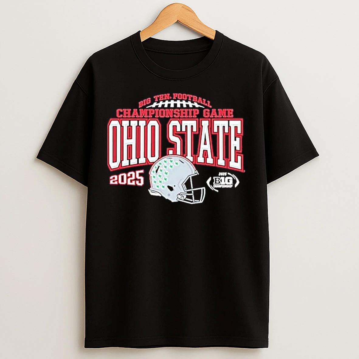Classic Ohio State Football 2025 Big 10 Championship Game Helmet T Shirts