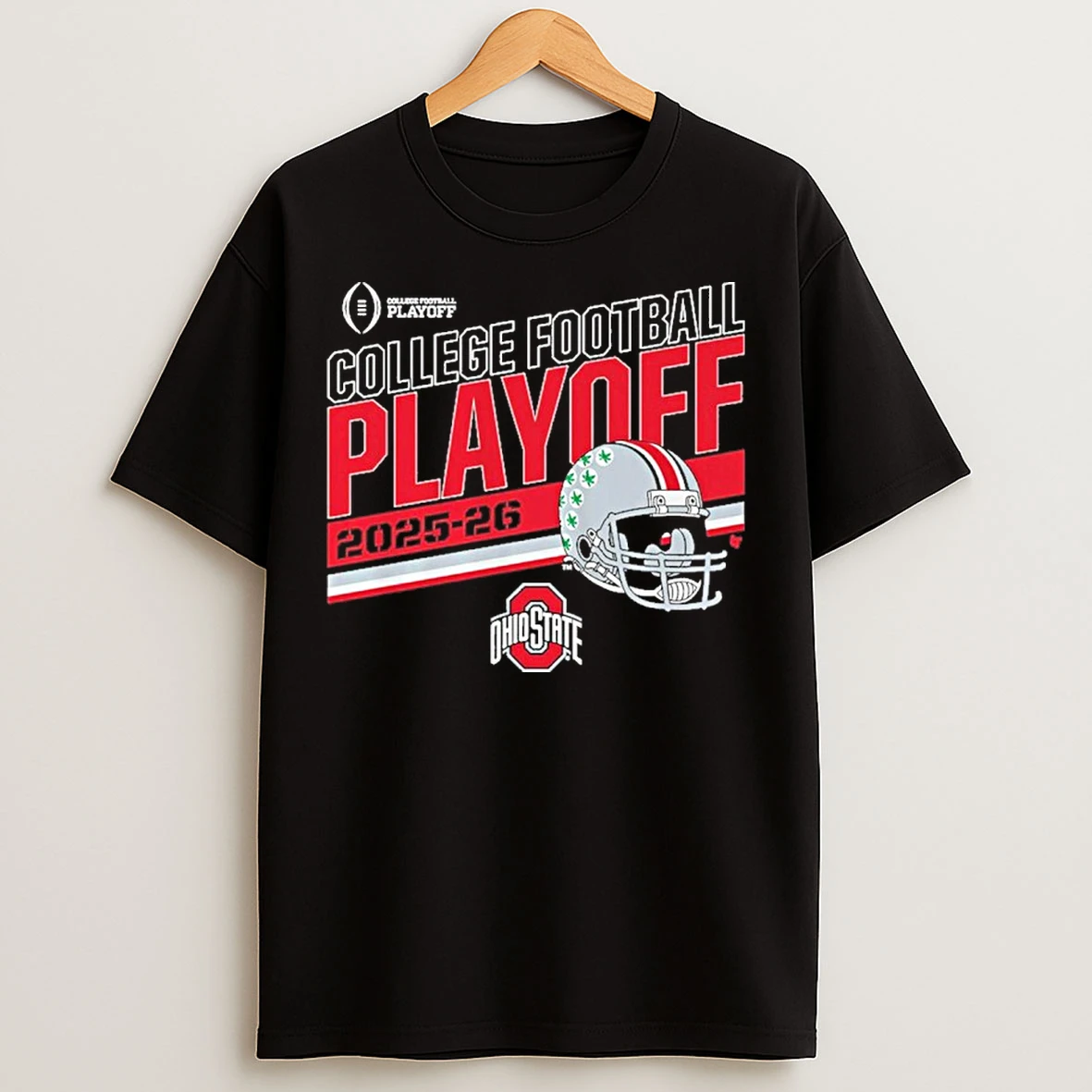 Classic Ohio State Football 2025 Cfp Stripe T Shirts