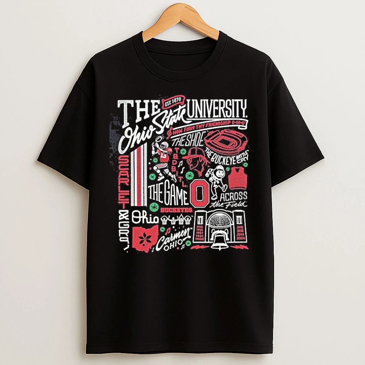 Classic Ohio State Heritage Collage 2025 T Shirts