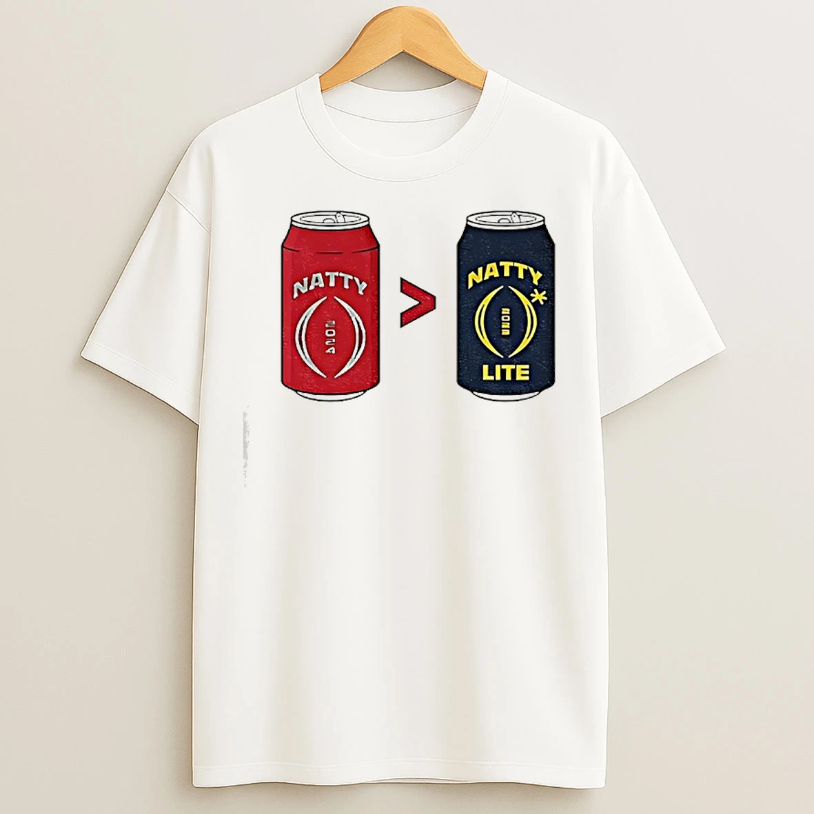Classic Ohio Stout Natty Greater Than Natty Lite Ohio State Buckeyes Vs Michigan Wolverines T Shirts